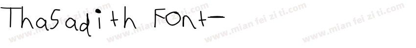 Thasadith Font字体转换